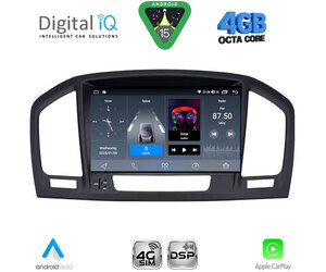 DIGITAL IQ BLG 414BL_CPA (8" DECK) MULTIMEDIA SYSTEM for OPEL INSIGNIA mod. 2008-2013 – SAAB 9.5 mod. 2006-2012