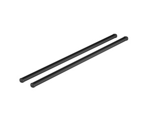 ΜΠΑΡΕΣ ΟΡΟΦΗΣ ΑΛΟΥΜΙΝΙΟΥ ΜΑΥΡΗ (M) 120cm HELIO BLACK ΧΩΡΙΣ ΚΛΕΙΔΙ max90kg​ NORDRIVE - 2 TEM.