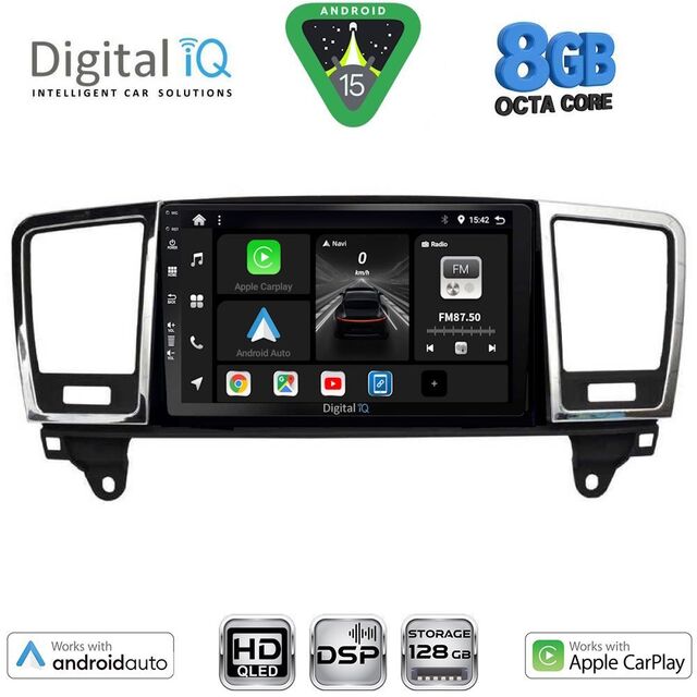 DIGITAL IQ BXF 7415_CPAA (9inc) MULTIMEDIA TABLET for MERCEDES ML (W166) – GL (X166) mod. 2011-2019