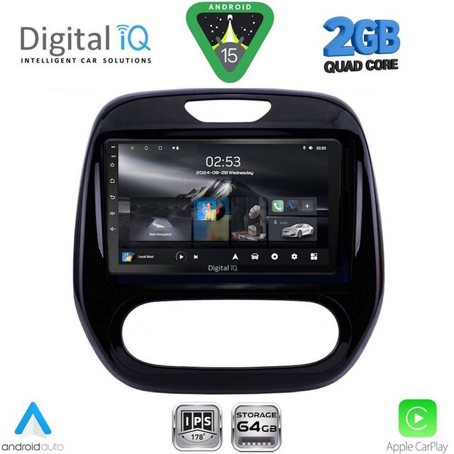 DIGITAL IQ RSD 1542_CPA (9inc) MULTIMEDIA TABLET for RENAULT CAPTUR mod. 2013-2019