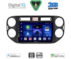 DIGITAL IQ BXC 3760BL_CPAA (9inc) MULTIMEDIA TABLET for  VW TIGUAN  mod. 2011-2016 (BLACK)