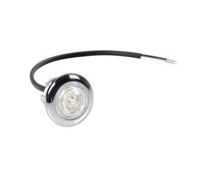 ΦΩΣ ΟΓΚΟΥ 12/24V LED ΛΕΥΚΟ ΣΤΡΟΓΓΥΛΟ 19,5mm 1ΤΕΜ.