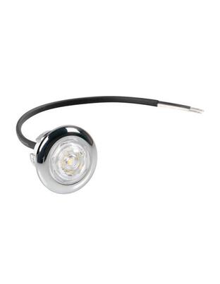 ΦΩΣ ΟΓΚΟΥ 12/24V LED ΛΕΥΚΟ ΣΤΡΟΓΓΥΛΟ 19,5mm 1ΤΕΜ.