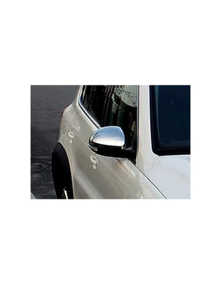 ΚΑΠΑΚΙΑ ΚΑΘΡΕΠΤΩΝ ΓΙΑ SEAT ALHAMBRA II MPV 2010+ / SKODA YETI / VW TIGUAN / SHARAN ΧΡΩΜΙΟΥ 2 ΤΕΜ. ΜΕΤΑΛΛΙΚΑ