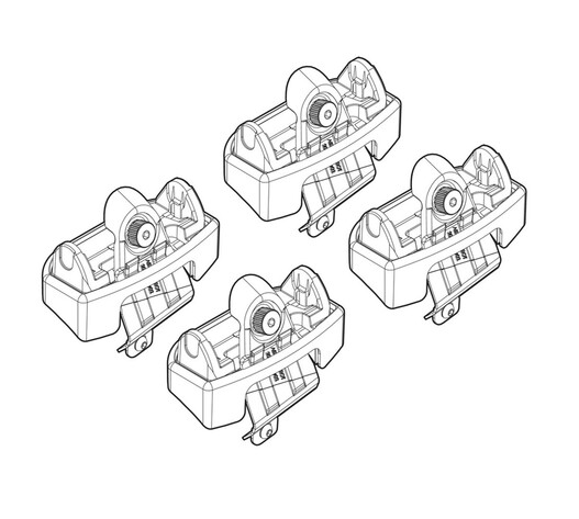 ΑΚΡΑ ΓΙΑ ΜΠΑΡΕΣ NORDRIVE ΓΙΑ PEUGEOT 206 3D PLUS 09/98+ KIT