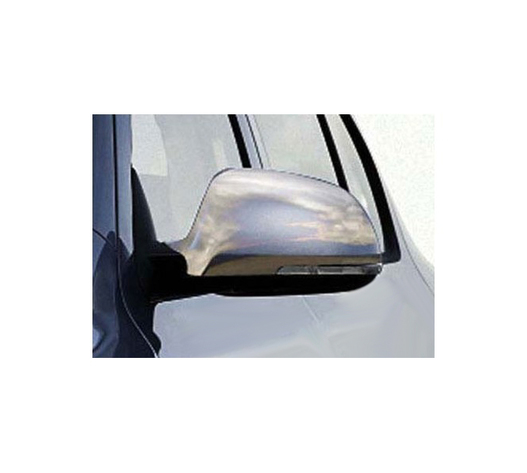 ΚΑΠΑΚΙΑ ΚΑΘΡΕΠΤΩΝ ΓΙΑ SKODA OCTAVIA A5 4D / SW 2009-2013 / SKODA SUPERB II SD 2008-2015 ΧΡΩΜΙΟΥ 2 ΤΕΜ. ΜΕΤΑΛΛΙΚΑ