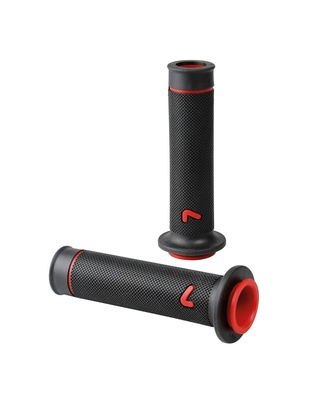 ΧΕΙΡΟΛΑΒΕΣ ΤΙΜΟΝΙΟΥ ΜΗΧΑΝΗΣ SPORT-GRIP ΜΑΥΡΟ/ΚΟΚΚΙΝΟ (22 mm-12cm/25mm-12,5cm) LAMPA - 2 ΤΕΜ.