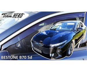 Heko - Ανεμοθραύστες για Bestune B70 5 Doors 2020+ Ζευγάρι Απο Εύκαμπτο Φιμέ Πλαστικό - 2 τεμ. (ΑΝΕΜ.29137)