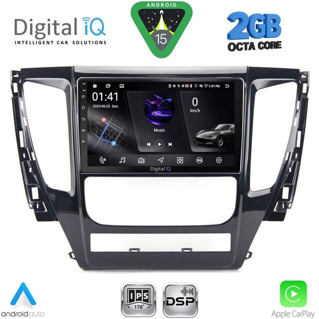 DIGITAL IQ RSF 4447A_CPA (9inc) MULTIMEDIA TABLET for MITSUBISHI PAJERO mod. 2013-2020