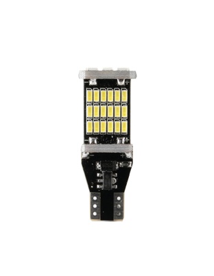 T15 12-18V W2,1x9,5d 6.500K 360lm 45SMD LED ΛΕΥΚΟ (ΚΑΡΦΩΤΟ-ΔΙΠΛΗΣ ΠΟΛΙΚΟΤΗΤΑΣ) 2ΤΕΜ.