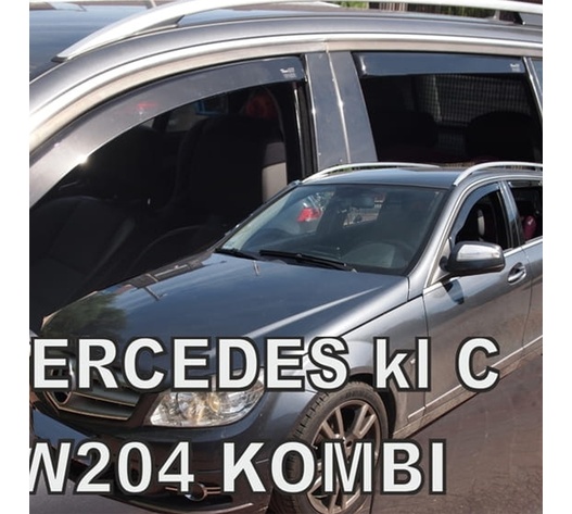 ΑΝΕΜΟΘΡΑΥΣΤΕΣ ΓΙΑ MERCEDES C-KLAS W204 5D S/ W 03/2007-2014 ΤΑΞΙ / COMBI ΣΕΤ ΑΥΤΟΚΙΝΗΤΟΥ ΑΠΟ ΕΥΚΑΜΠΤΟ ΦΙΜΕ ΠΛΑΣΤΙΚΟ HEKO - 4 ΤΕΜ.