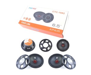 PERVOI ΣΕΤ ΗΧΕΙΑ ΑΥΤΟΚΙΝΗΤΟΥ 6.5" 580W MAX CTC-1682