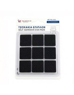 ΑΥΤΟΚΟΛΛΗΤΑ ΠΡΟΣΤΑΤΕΥΤΙΚΑ ΤΣΟΧΑΚΙΑ ΕΠΙΠΛΩΝ 25*25ΜΜ 18ΤΜΧ RLG-2525