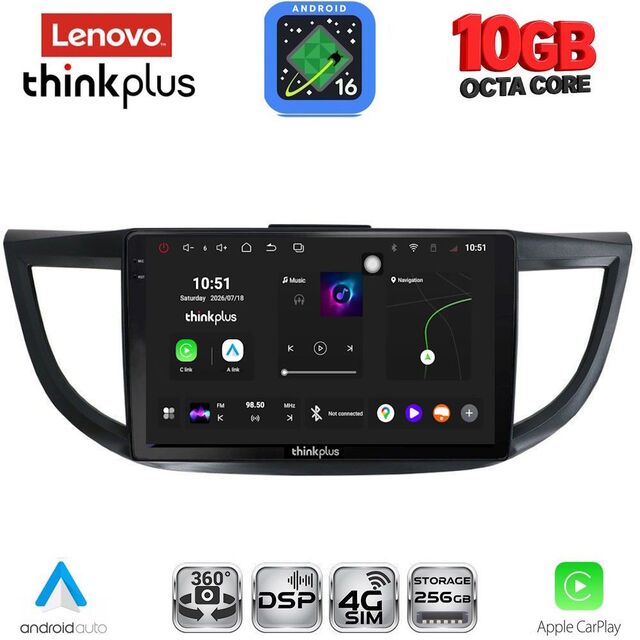 LENOVO LTM 11198_CPA (10inc) MULTIMEDIA TABLET for HONDA CRV mod. 2013-2017