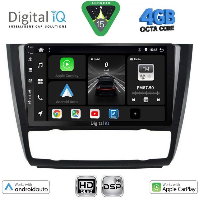 DIGITAL IQ BXF 16040_CPAA CLIMA (9inc) MULTIMEDIA TABLET for BMW S.1 (E81-82-87-88) mod. 2004-2013