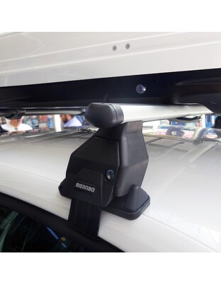 KIT ΜΕ ΜΠΑΡΕΣ ΟΡΟΦΗΣ ΓΙΑ VW POLO 6R/6C 5D 2010-2017 ΑΛΟΥΜΙΝΙΟΥ ΚΑΙ ΜΠΑΓΚΑΖΙΕΡΑ ΟΡΟΦΗΣ MANIA 400 MENABO (AL1-3360/MB-FIX040G-3290/MB-3390/MB)