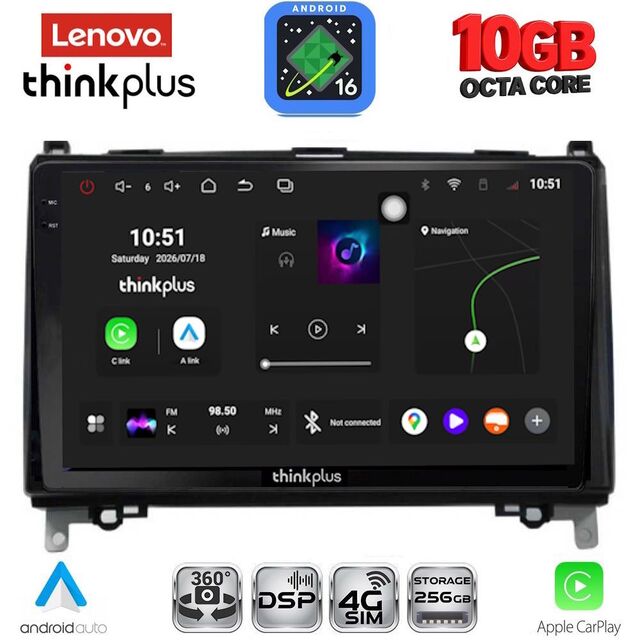 LENOVO LTM 11400_CPA (9inc) MULTIMEDIA TABLET for MERCEDES A – B -SPRINTER – VITO mod. 2007-2020