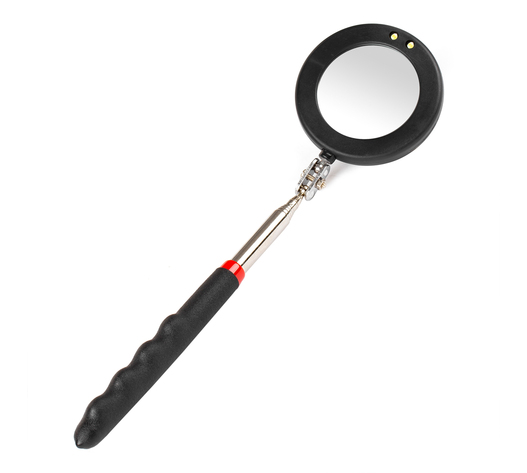 Amio - ΚΑΘΡΕΠΤΗΣ ΧΕΙΡΟΣ ΤΗΛΕΣΚΟΠΙΚΟΣ 50mm 28-87cm 360 ΜΟΙΡΕΣ ΜΕ ΦΩΣ LED - 1 ΤΕΜ. (02840/AM)