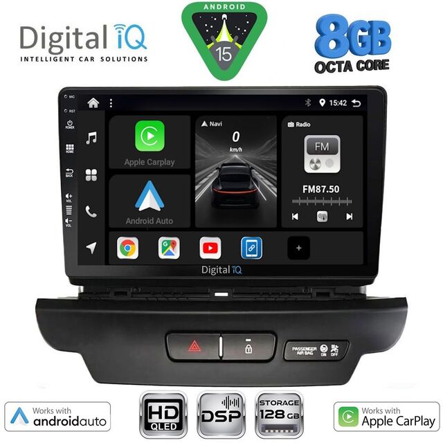 DIGITAL IQ BXF 7304_CPAA (9inc) MULTIMEDIA TABLET for KIA CEED - XCEED mod. 2018-2022