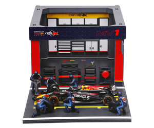 ΜΙΝΙΑΤΟΥΡΕΣ PIT STOP RED BULL RB20 VERSTAPPEN 1:43 BURAGO LAMPA 1ΤΕΜ.