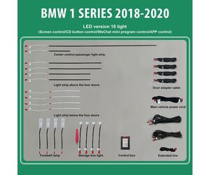 DIQ AMBIENT BMW S.1 (F40) mod. 2018> (Digital iQ Ambient Light for BMW Series 1 mod.2018> with 18 Lights)