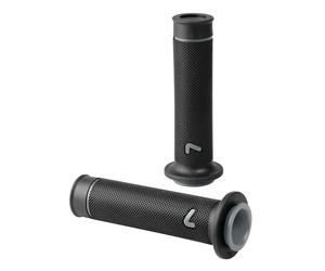 ΧΕΙΡΟΛΑΒΕΣ ΤΙΜΟΝΙΟΥ ΜΗΧΑΝΗΣ SPORT-GRIP ΜΑΥΡΟ/ΓΚΡΙ (22 mm-12cm/25mm-12,5cm) LAMPA - 2 ΤΕΜ.