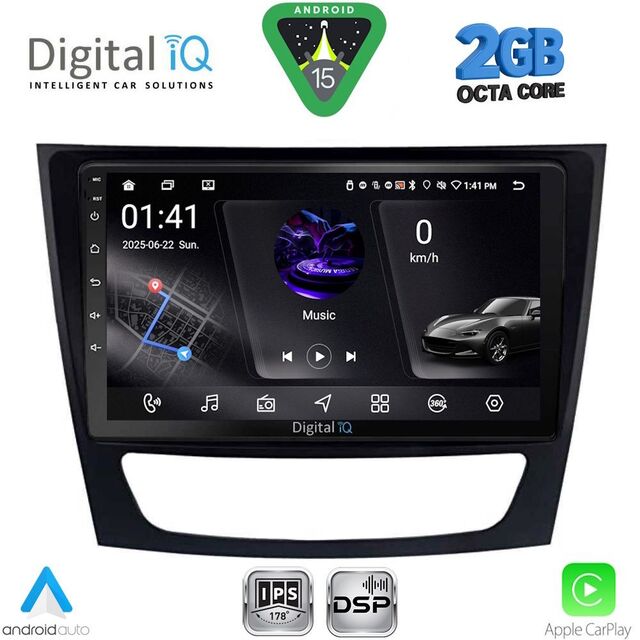 DIGITAL IQ RSF 4408_CPA (9inc) MULTIMEDIA TABLET for MERCEDES E (W211) – CLS (W219) mod. 2003-2009