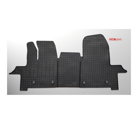 Cik - ΠΑΤΑΚΙΑ ΑΥΤΟΚΙΝΗΤΟΥ ΑΠΟ ΛΑΣΤΙΧΟ ΓΙΑ FORD CUSTOM TOURNEO 2ΘΕΣΙΟ 2018+ ΣΕ ΜΑΥΡΟ ΧΡΩΜΑ ΜΕ ΚΟΥΜΠΩΜΑΤΑ - 2 ΤΕΜ. (RM.FO.0039/CK)
