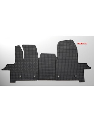 Cik - ΠΑΤΑΚΙΑ ΑΥΤΟΚΙΝΗΤΟΥ ΑΠΟ ΛΑΣΤΙΧΟ ΓΙΑ FORD CUSTOM TOURNEO 2ΘΕΣΙΟ 2018+ ΣΕ ΜΑΥΡΟ ΧΡΩΜΑ ΜΕ ΚΟΥΜΠΩΜΑΤΑ - 2 ΤΕΜ. (RM.FO.0039/CK)