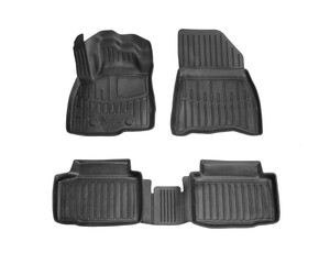 Race Axion - Πατάκια Για Dacia Bigster 2025> & Duster III (P1310) 2024> 5πορτο 4x4 Λάστιχο Σκαφάκια Προστατευτικά Με Κουμπώματα υλικό Λάστιχο για Επιβατικά Αυτοκίνητα - 4 τεμ. (5018454/ST)