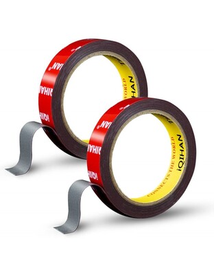 ΑΥΤΟΚΟΛΛΗΤΗ ΤΑΙΝΙΑ ΔΙΠΛΗΣ ΟΨΕΩΣ ΓΚΡΙ 0.8 20mm*5m JN-04759