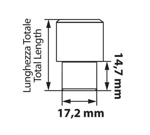Μπουλόνια Ασφαλείας 12x1,25 15/35mm (21) ίσια J020