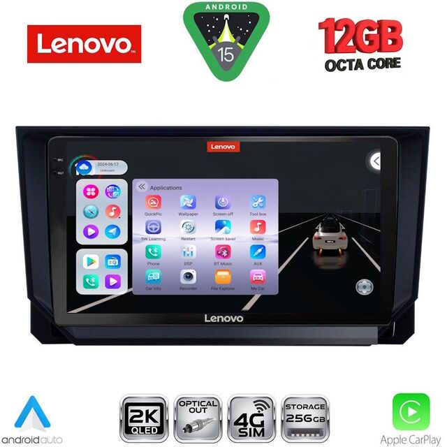 LENOVO SSZ 12573_CPA (9inc) MULTIMEDIA TABLET for SEAT ARONA - IBIZA mod. 2018-2026
