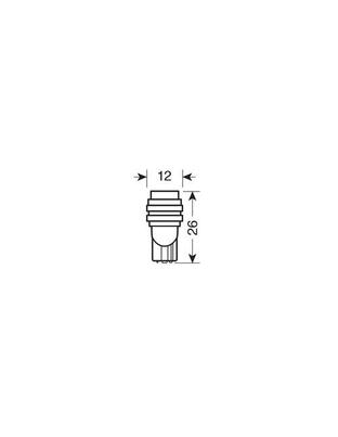 T10 W5W 12V W2,1x9,5d 30lm HYPER-LED 3 ΛΕΥΚΟ (ΔΙΠΛΗΣ ΠΟΛΙΚΟΤΗΤΑΣ-ΚΑΡΦΩΤΟ) BLISTER 2ΤΕΜ.