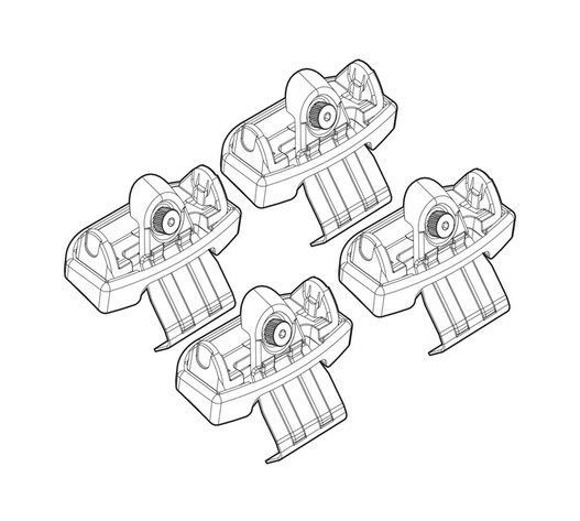 ΑΚΡΑ ΓΙΑ ΜΠΑΡΕΣ NORDRIVE ΓΙΑ NISSAN JUKE 10/10+ KIT