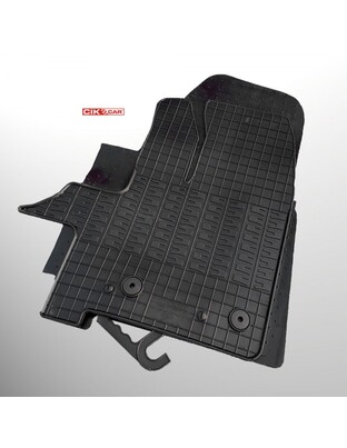 Cik - ΠΑΤΑΚΙΑ ΑΥΤΟΚΙΝΗΤΟΥ ΑΠΟ ΛΑΣΤΙΧΟ ΓΙΑ FORD CUSTOM TOURNEO 2ΘΕΣΙΟ 2018+ ΣΕ ΜΑΥΡΟ ΧΡΩΜΑ ΜΕ ΚΟΥΜΠΩΜΑΤΑ - 2 ΤΕΜ. (RM.FO.0039/CK)