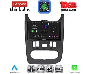 LENOVO LTM 11101BL_CPA (9inc) MULTIMEDIA TABLET for DACIA DUSTER – LOGAN – SANDERO mod. 2006-2012 (BLACK)