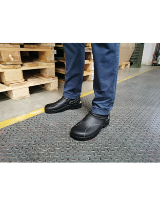 ΠΑΠΟΥΤΣΙΑ ΕΡΓΑΣΙΑΣ ΣΑΜΠΟ (SABOT) ΜΕ ΛΟΥΡΑΚΙ GOLDEN FIT SUPER COMFORT No45 LAMPA