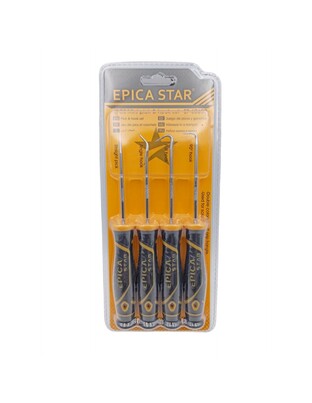 MINI PICK AND HOOK SET ΣΕΤ ΓΑΝΤΖΟΙ ΜΟΝΤΕΛΙΣΜΟΥ 4ΤΜΧ EPICA STAR EP-60602
