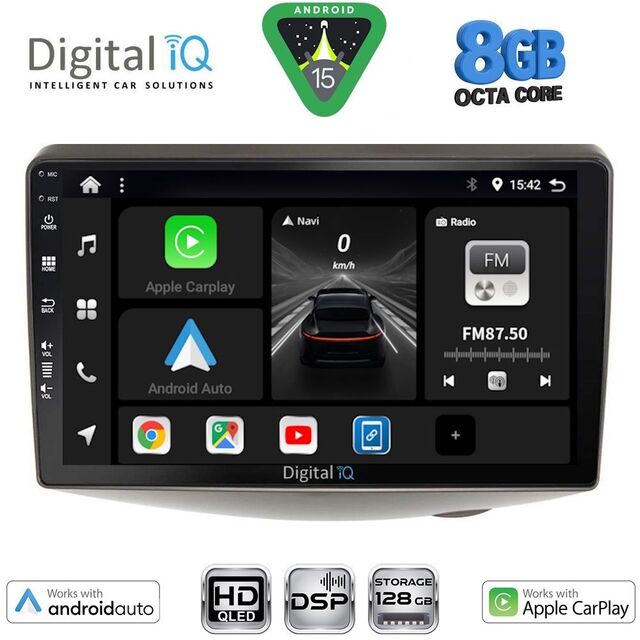 DIGITAL IQ BXF 7735_CPAA (9inc) MULTIMEDIA TABLET for TOYOTA YARIS mod. 1999-2006