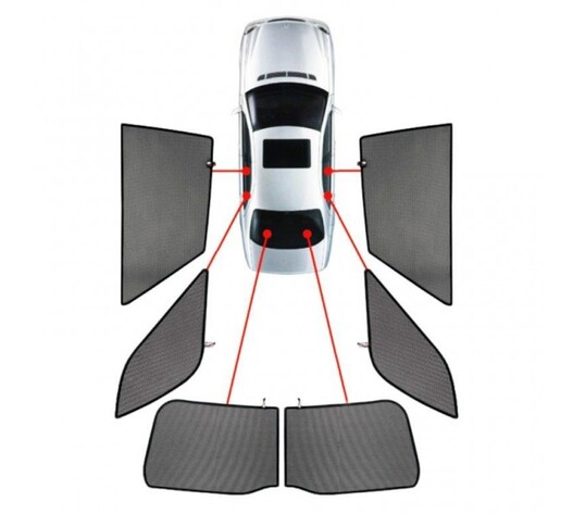 CarShades - ΚΟΥΡΤΙΝΑΚΙΑ  CAR SHADES ΓΙΑ CITROEN C3 5D 2016+ - 6 ΤΕΜ. (PVC.CIT-C3-5-C)