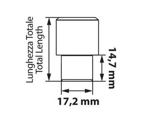 Μπουλόνια Ασφαλείας 12x1,5 15/35mm (21) ίσια ULTRA HIGHT SECURITY J030