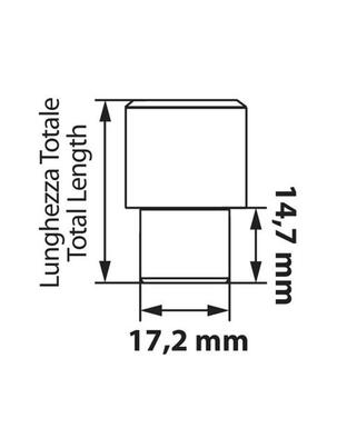 Μπουλόνια Ασφαλείας 12x1,5 15/35mm (21) ίσια ULTRA HIGHT SECURITY J030