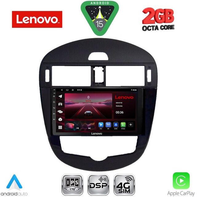 LENOVO LVF 5470CL_CPA (9inc) MULTIMEDIA TABLET for NISSAN PULSAR mod. 2014-2020 with CLIMA