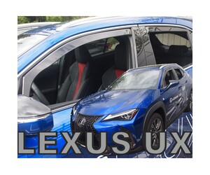 ΑΝΕΜΟΘΡΑΥΣΤΕΣ ΓΙΑ LEXUS UX 5D 2019+ ΣΕΤ ΑΥΤΟΚΙΝΗΤΟΥ ΑΠΟ ΕΥΚΑΜΠΤΟ ΦΙΜΕ ΠΛΑΣΤΙΚΟ HEKO - 4 ΤΕΜ.
