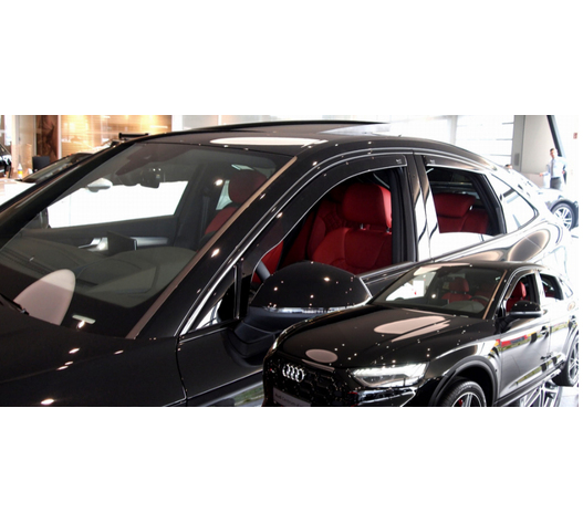 ΑΝΕΜΟΘΡΑΥΣΤΕΣ ΓΙΑ AUDI Q5 SPORTBACK 5D 2020+ -ΣΕΤ ΑΥΤΟΚΙΝΗΤΟΥ ΑΠΟ ΕΥΚΑΜΠΤΟ ΦΙΜΕ ΠΛΑΣΤΙΚΟ HEKO - 4 ΤΕΜ.