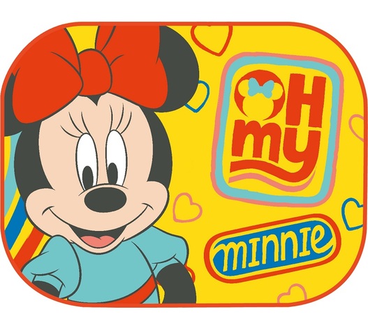 Amio - ΗΛΙΟΠΡΟΣΤΑΣΙΕΣ ΠΛΑΙΝΕΣ MINNIE & MICKEY ΜΕ ΒΕΝΤΟΥΖΑ (44x35cm) - 2TEM (S9331/AM)