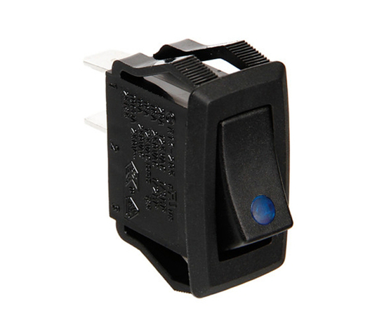 ΔΙΑΚΟΠΤΗΣ ROCKER 12/24V (LED 10A - ΜΠΛΕ)