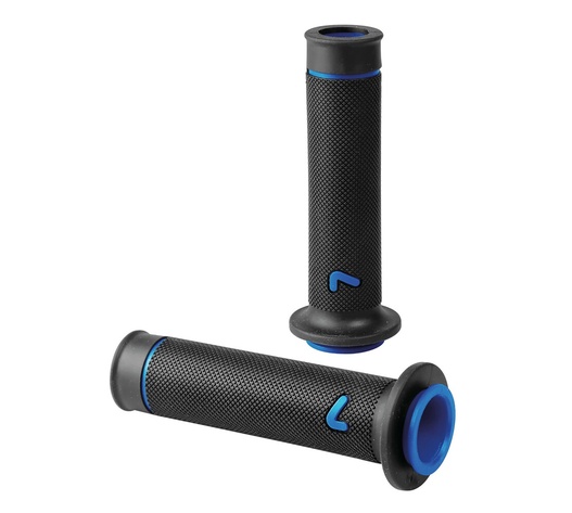 ΧΕΙΡΟΛΑΒΕΣ ΤΙΜΟΝΙΟΥ ΜΗΧΑΝΗΣ SPORT-GRIP ΜΑΥΡΟ/ΜΠΛΕ (22 mm-12cm/25mm-12,5cm) LAMPA - 2 ΤΕΜ.