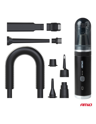 Amio – Ασύρματο Σκουπάκι Χειρός 100W 20kPa με λειτουργία Φυσίματος & USB-C Heavy Duty για Καθημερινή Χρήση & Ισχυρό Καθαρισμό – 1 Τεμ. (04785/AM)